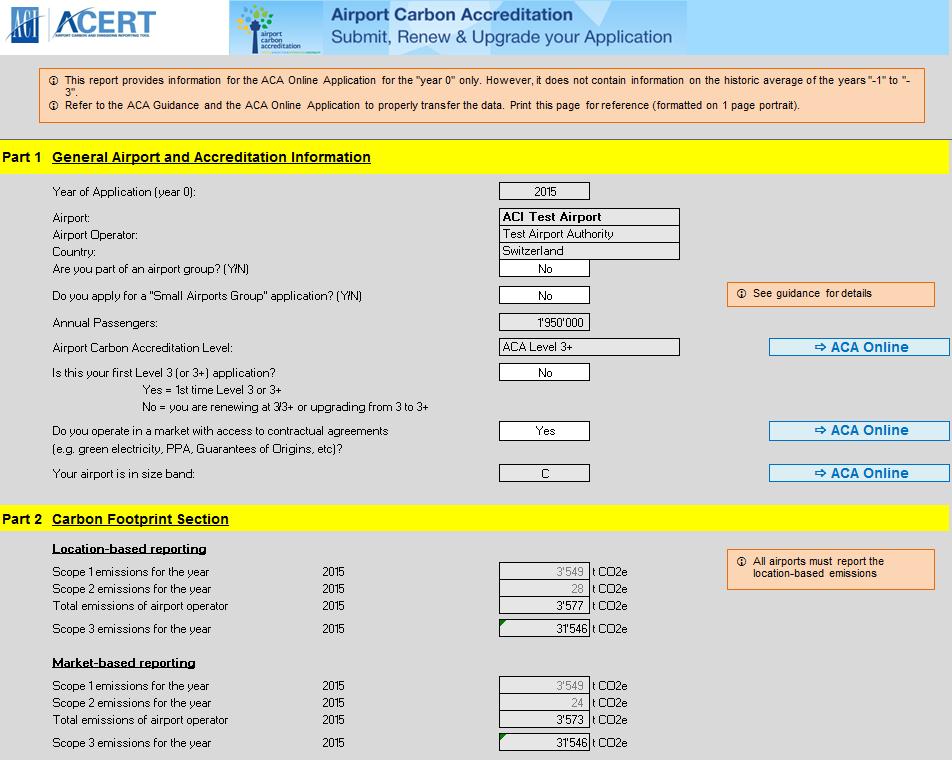 ACERT Output for ACA Online Application Data