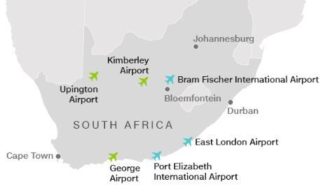 Case: Airports Company South Africa Operator of 9 airports in South Africa ACSA s 2025 vision on environment Minimize environmental impact and strive
