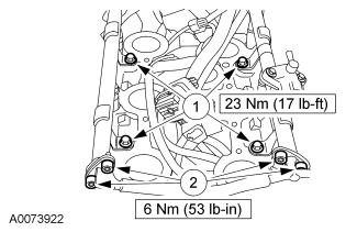 Page 14 of 17 37. Install the fuel rail 1. Install the fuel rail and fuel injectors as an assembly. 2. Install the fuel supply tube to the fuel rail. 38.