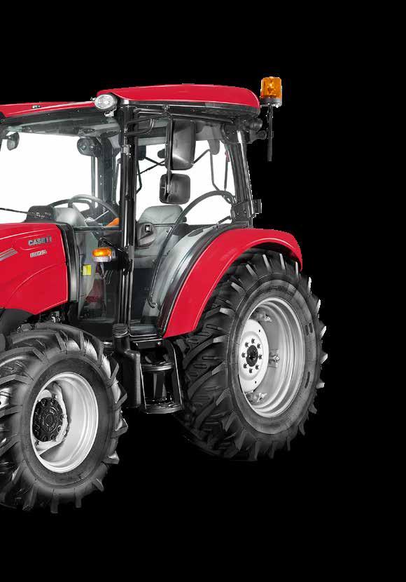 HYDRAULICS With a system that supplies up to 47 litres/min of oil flow, Farmall A tractors provide plenty of hydraulic power at the rear hitch and through the remote valves.