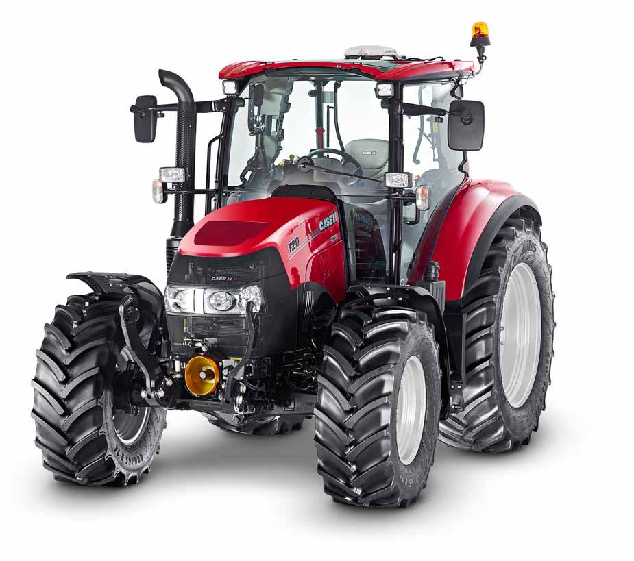 VERSATILE With up to 117hp available in a compact four-cylinder package, there s very little that Luxxum tractors cannot handle.
