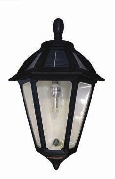 COaSTaL approved LaMp COLLECTiOn GS-179 polaris SCOnCE SOLAR WALL MOUNT LAMP SERIES Illuminate your yard with a warm glow from our Polaris solar lamp series.
