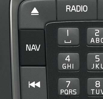 Different stations can be set, see the owner's manual. How do I set a GPS* destination? Press NAV to start the navigation system.