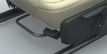 3 Move the seat forward/backward. 4 Tilt the backrest.
