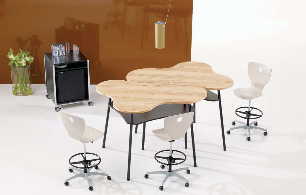 14 Café VS America, Inc. Café 15 PantoFour-VF PantoMove-VF Plus, Series 600 storage TeamTable Freeform stand-at table.