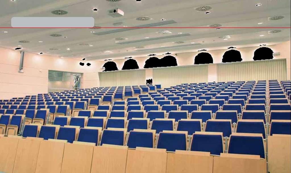 THEATER / AUDITORIUM Model 70020 Typical application: Lecture rooms, conference rooms, training centers, sports and entertainment arenas Preferred