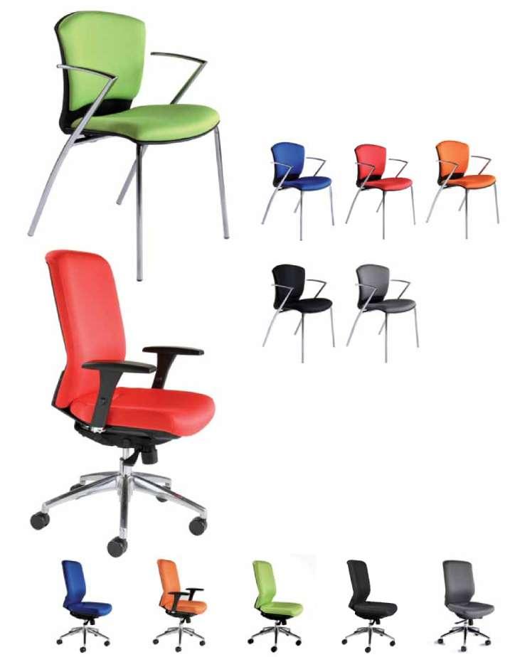 QUICK DELIVERY PROGRAM Visitor chair Model 17000 Ergonomically designed visitor chair with integrated armrests. Attractive light and airy design. Chrome-plated base.