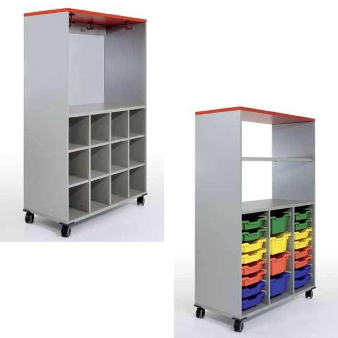 598,00 / 711,62 Colors for storage trays: Blue, Yellow, Red, Green Model 55762 Model 55763 Model 55764 Model 55765 3 rows, 24 storage trays 3 rows, 12 storage trays 4 rows, 32 storage trays 4 rows,