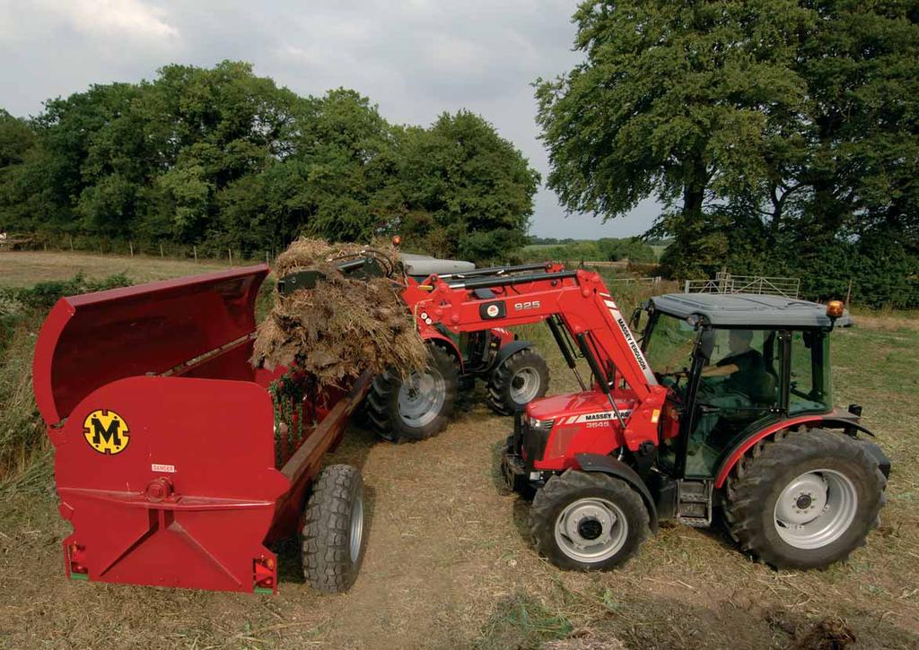 The agility, power and stability of the MF 3600 Series make it ideal for: Mowing,