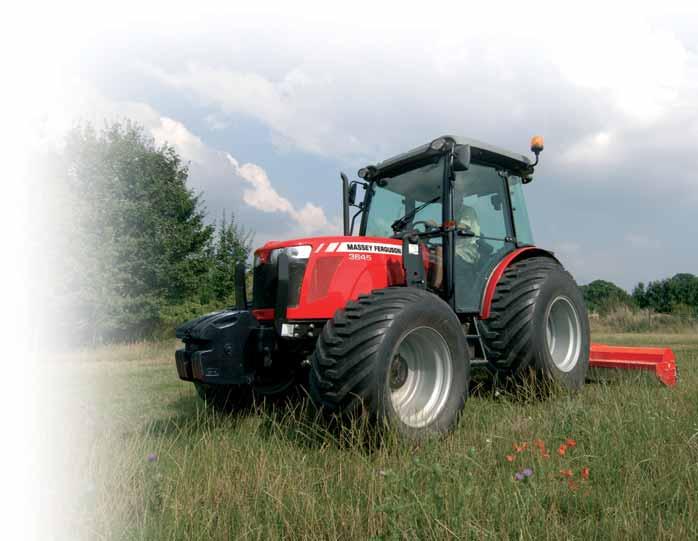 Light, powerful and agile; the ideal PTO tractor Well-equipped rear linkage The rear linkage has top link sensing for greater draft control accuracy and features large,