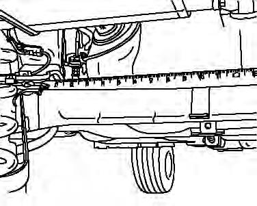 TOYOTA PRIUS 010- Sway Bar, Rear () Place outside edge of clamps at this point on the beam axle. (Fig.