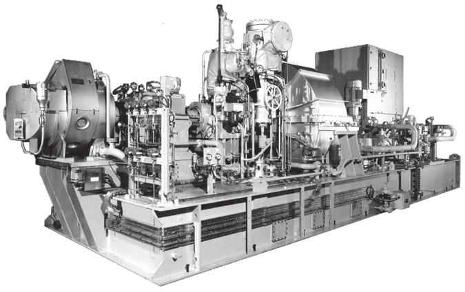 2 and ABB offers turbogenerator set type PTL (Fig. ) used on large container ships.