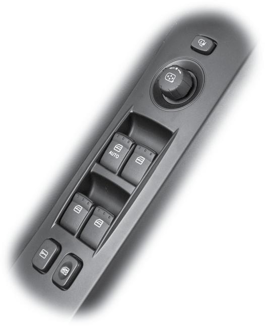 WINDOWS Driver s Door Window Switch When opening the window y When the front of the switch is lightly pressed, the window will be lowered while the switch is pressed.
