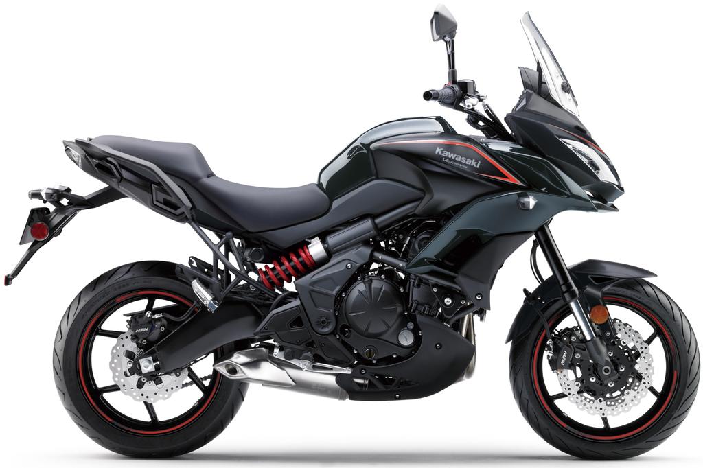 2018 Model Information MODEL NAME: Versys 650 ABS LAMS MODEL CODE: KLE650FJFW ANY STREET, ANY TIME Difficult to explain and impossible to categorise, the Versys 650 is one of those machines that