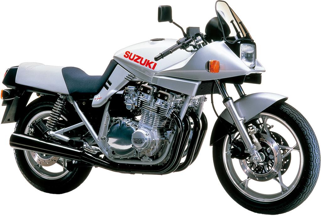This iconic name was also applied to other faired Suzuki sportbikes that have a good balance of performance and comfort with excellent styling.