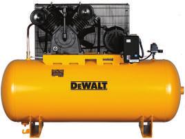 STATIONARY ELECTRIC COMPRESSORS 120 GALLON TWO STAGE Cast Iron, Two-Stage, Industrial Provides enough power to operate more than one air tool at a time Industrial, patented piston and flywheel