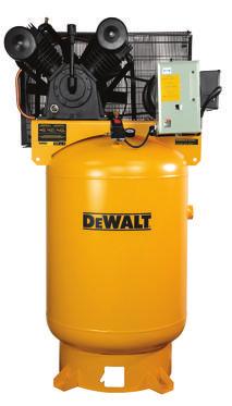 STATIONARY ELECTRIC COMPRESSORS 120 GALLON TWO STAGE Cast Iron, Two-Stage, Industrial Provides enough power to operate more than one air tool at a time Industrial, patented piston and flywheel
