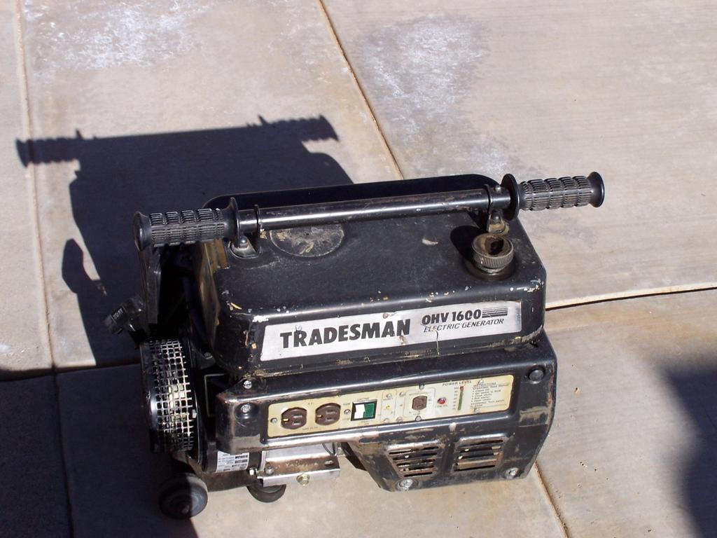Generators To save gas, I started using an old, small,