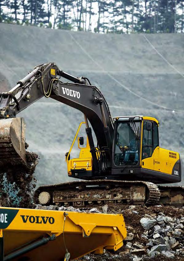 Volvo excavator