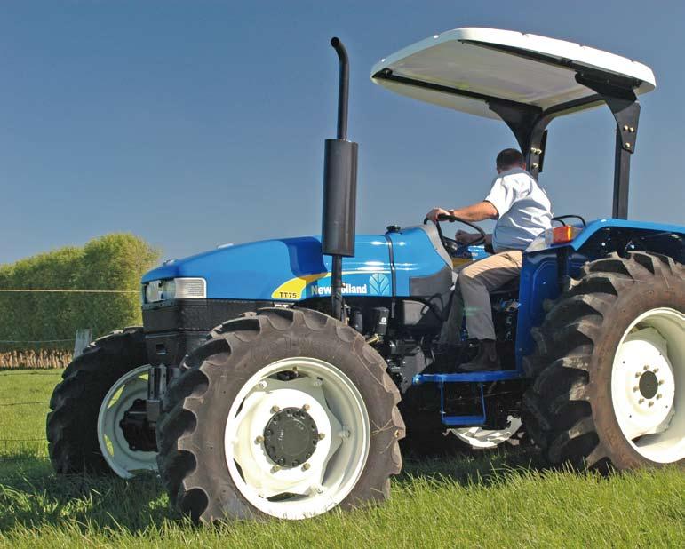 THE NEW HOLLAND BRAND. MODERN STYLE AND GREAT DYNAMICS Comfort to enhance productivity A general-purpose tractor needs to satisfy differing demands.