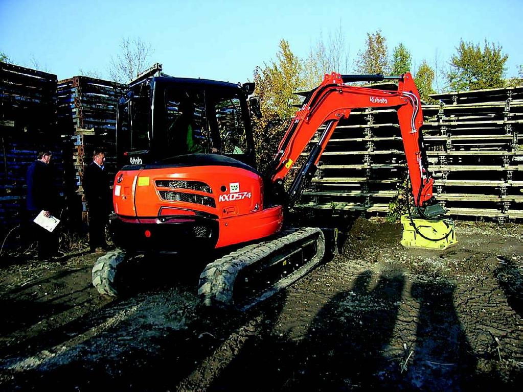 Enhanced Digging Force The U55-4 delivers an impressive bucket digging force of 4,315 kgf.
