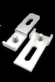 pairs.237/m6/m8 Connector for M6/M8 threaded bar (specify in the order) for art. 40.705/40.757 for art. 41.820/41.825 for art. 47.105/47.305.