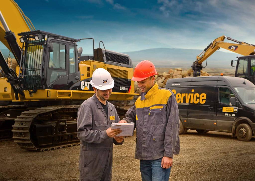 SERVICE that s second to none Cat E-series hammers are sold through the same Caterpillar dealers as Cat machines.