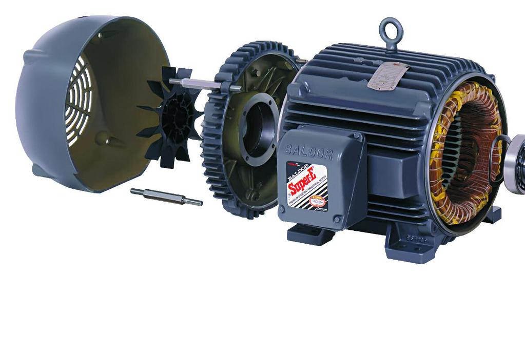 Severe Duty Motors: Built for Reliable Performance Fan and fan cover designed for maximum cooling and quieter operation. All joints gasketed and sealed for added protection.