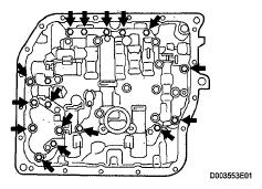 Fig. 238: Identifying Transaxle Case 2nd Brake Gasket 13.