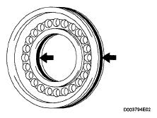 Fig. 288: Identifying Underdrive Brake Piston O-Rings 50. REMOVE BRAKE APPLY TUBE a.
