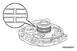 Fig. 473: Identifying Clutch Drum Oil Seal Rings 7.
