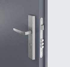 door leaf door frame metal threshold handle cylinder