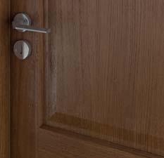 Door leaf surface is secured with ecological water varnishes, hardened in UV technology (semi-matt). Construction frames of Cordoba and Toledo door leaves profiled on angle 20.
