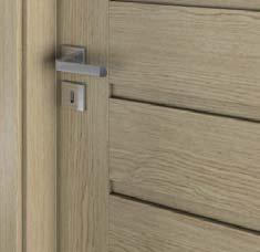 FRAME AND PANELLED 60-100 120-200 COLOURS Natural Veneer Select 1 Dark Walnut Natural Veneer DOOR LEAF CONSTRUCTION The construction made of laminated softwood and MDF board, finished with the