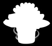 flower pot to the Low Volume or High Volume position to turn the
