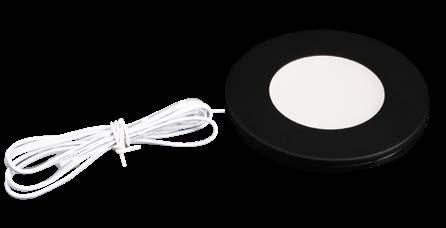 Up to 10 LED Puck Lights can be installed in row Recessed and surface mount installation Sleek 7 mm
