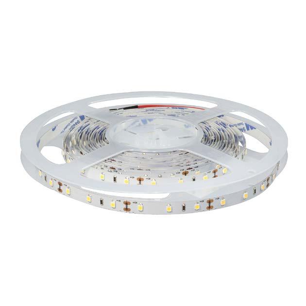 Made of high quality LED chips, STANDARD s tapes offer durability, dimmability, high efficacy, constant colour and a CRI above 90. They will easily adapt to all task or accent lighting needs.