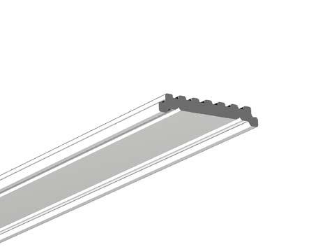 Luminaires - LED Tape and Extrusion Extrusion & Lense STANDARD extrusions are designed to be paired with LED tapes of a width of up to 14 mm.