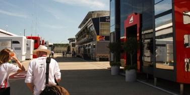 They were accompanied on their fantastic tour of the Silverstone paddocks