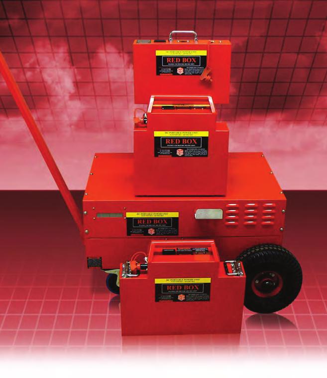 RB and TC400 Series - Start Power DO NOT Dispatch without Red Box reliable cool start unit on board. Red Box units may be carried safely on board all aircraft.
