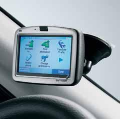 It has touch screen controls and provides directions in full map graphics synchronised with precise voice commands.