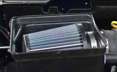 engine s intake system when used with the optional air box