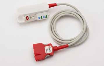 .. 11996-000332 Masimo SET Red DCI-dc3 Pediatric Reusable Direct Connect Sensor 3 ft Reusable direct connect cable and sensor for patients 10-50 kg, for use with LIFEPAK 15 monitor/defibrillator.