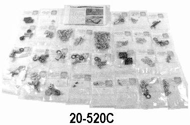 30 R 20-521D Top PADS to BOW #2 SCREWS, Set of 12 screws & 12 finish washers 3.