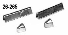 75 R 26-210A Conv REAR RAIL TACK STRIP replacement 2 6 strips of ½ x 3/8 strip, glue or staple together to fit in rail channel 23.