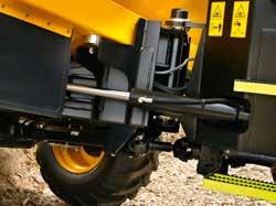 5 These dumpers articulate and oscillate centrally, which maximises strength and reliability on even the toughest work sites.