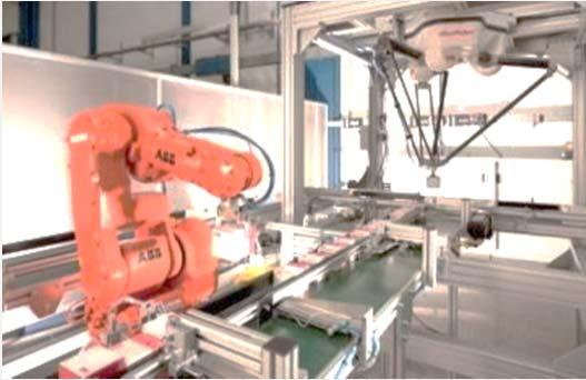ABB solutions combining PLC and robot offering