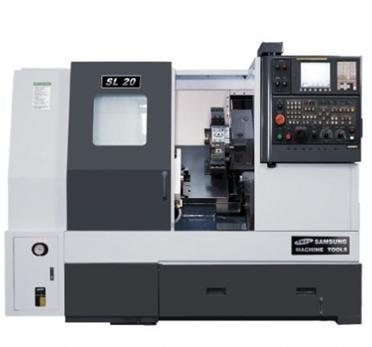 Machine No. 5 2012 Serial No. MC11H440621 "Samsung model SL-20 CNC Turning Center With"Fanuc" model 0i- TDControl with 10.4 color LCD 7018 Travel: (X)7.09, (Z) 22.