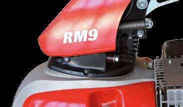 REFORM hydro mowers RM9, RM13 Flexible use by the reversible bar.