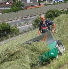 Flail mower equipped with